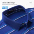 Pierre Cardin Men's Blue Striped Polo Shirt – Silk-Infused Cotton Blend P741TSA005ZQ5S
